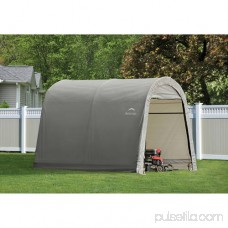 Shed-in-a-Box 10' x 10' x 8' RoundTop Storage Shed, Gray 554795667